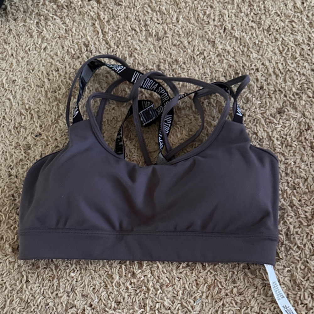 Women's purple Gray Sports Bra